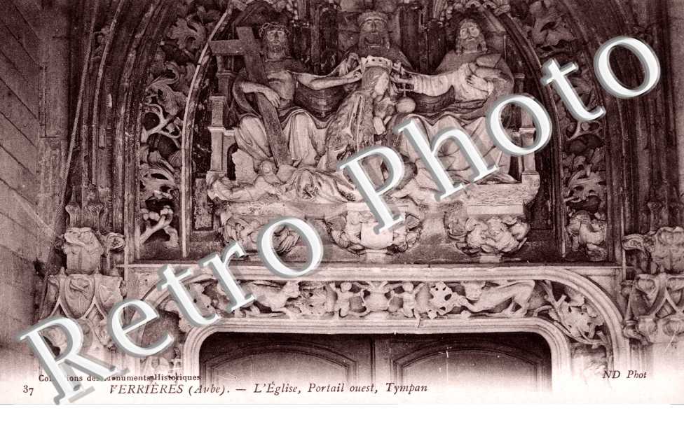 L'Eglise, Portail Ouest, Tympan