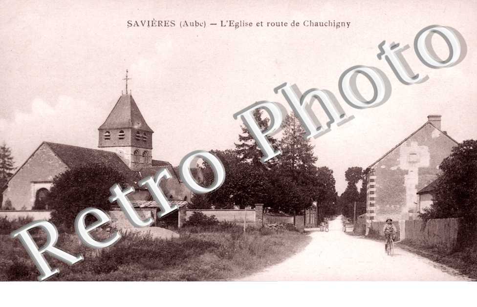 l'eglise et route de Chauchigny