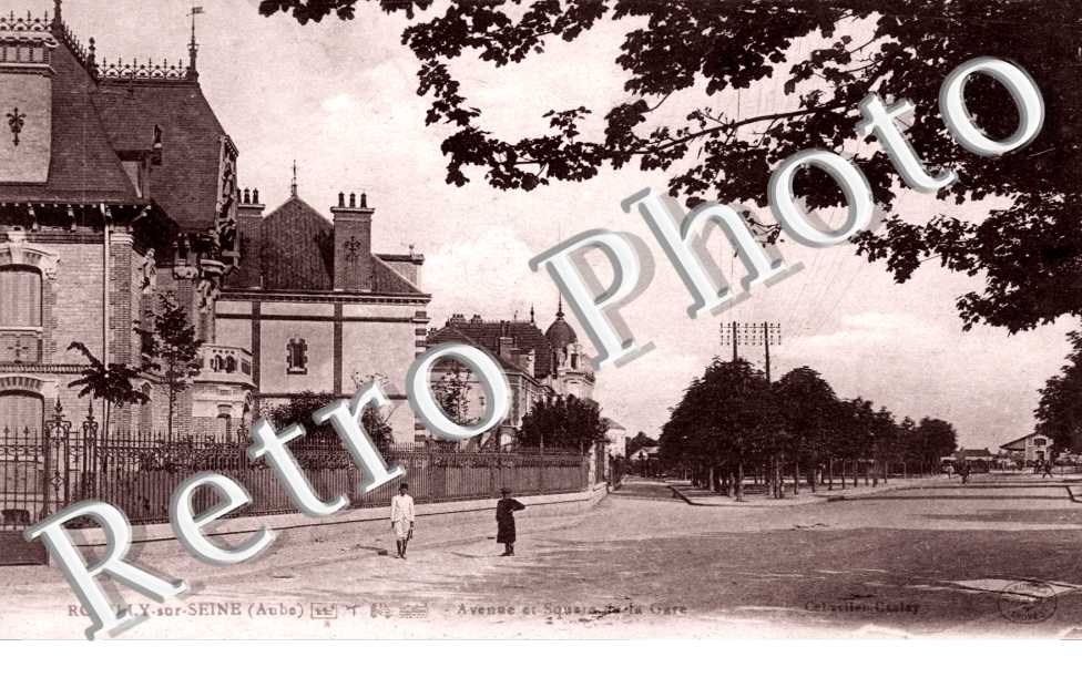 Romilly-sur-Seine, Avenue et Square de la Gare