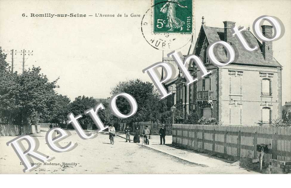 Romilly-sur-Seine, l'Avenue de la Gare