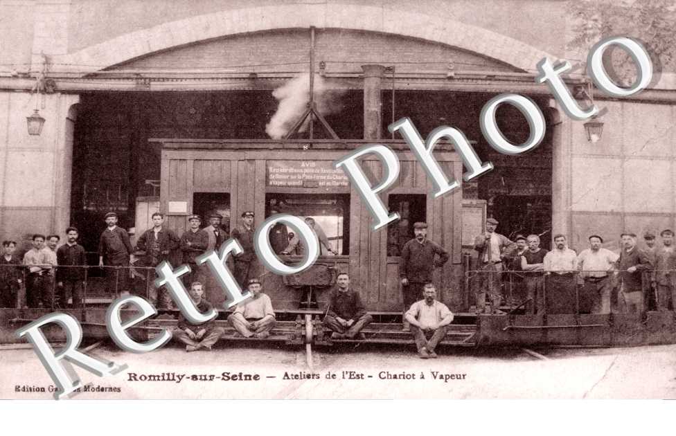 Romilly-sur-Seine, Ateliers de l'Est, Chariot a Vapeur