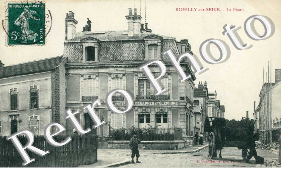 Romilly-sur-Seine, Canal, la Poste