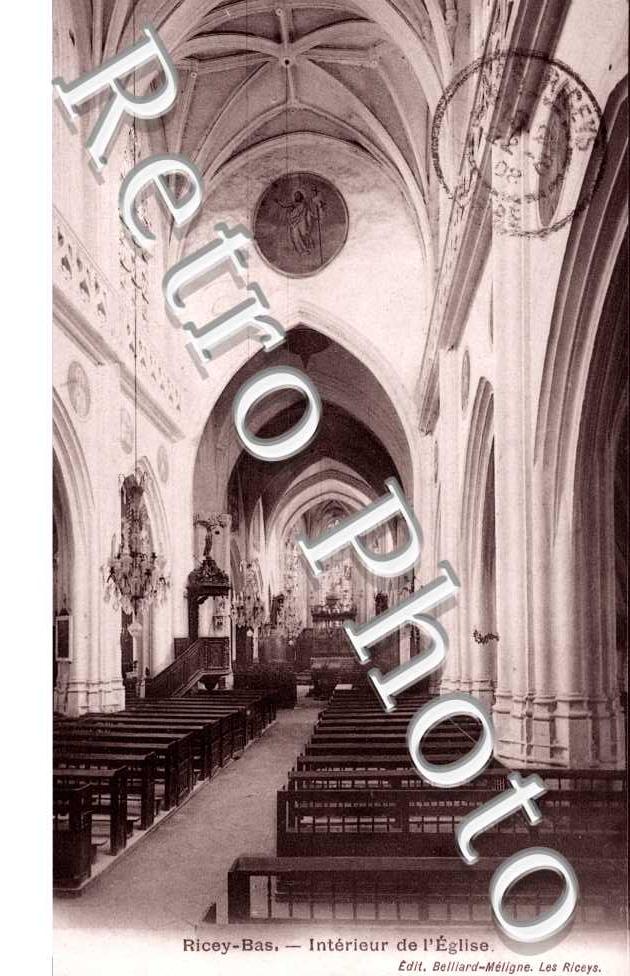 Ricey Bas, Interieur de l'Eglise