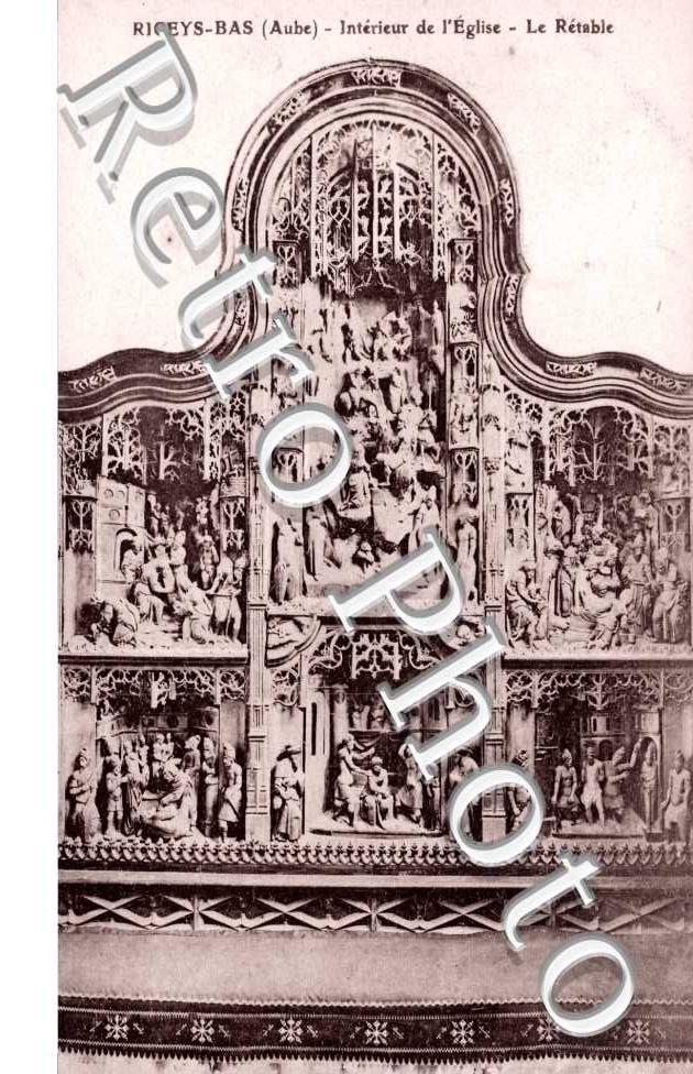 Ricey Bas, Interieur de l'Eglise, le Retable