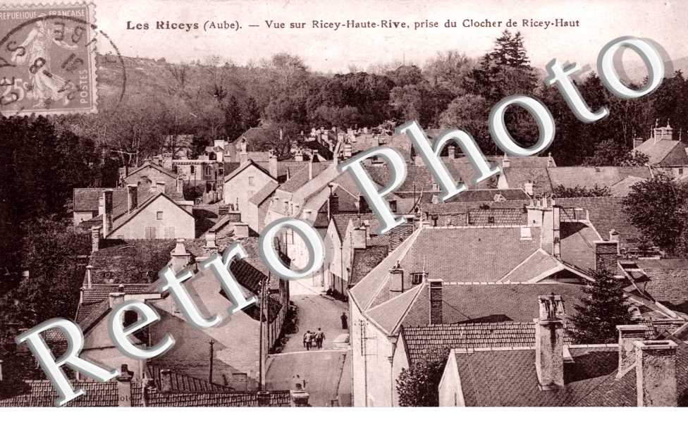Vue d'Ensemble prise du Clocher de Ricey-Haut