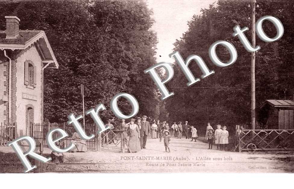 l'allee sous bois, route de Pont Sainte Marie