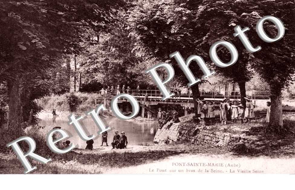 le pont sur un bras de la Seine