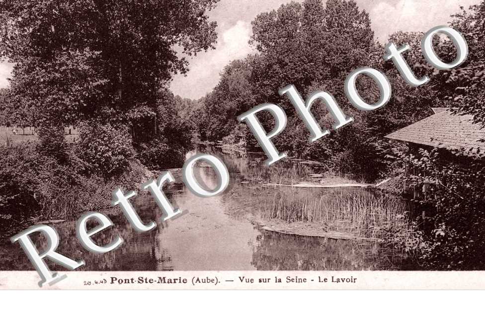 Vue sur la Seine, le Lavoir