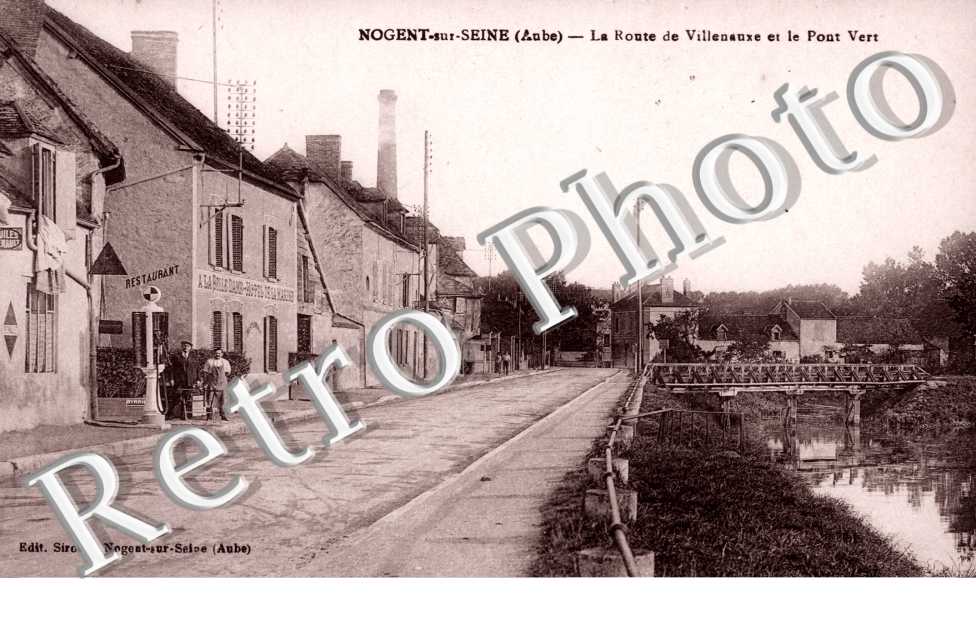Route de Villenauxe et le Pont Vert