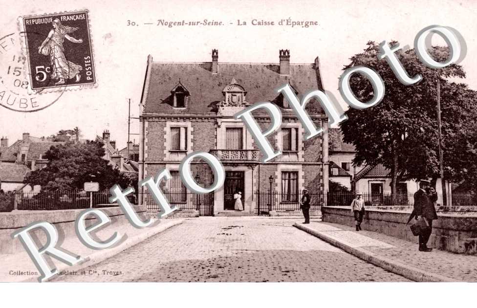 Nogent-sur-Seine, la Caisse d'Epargne