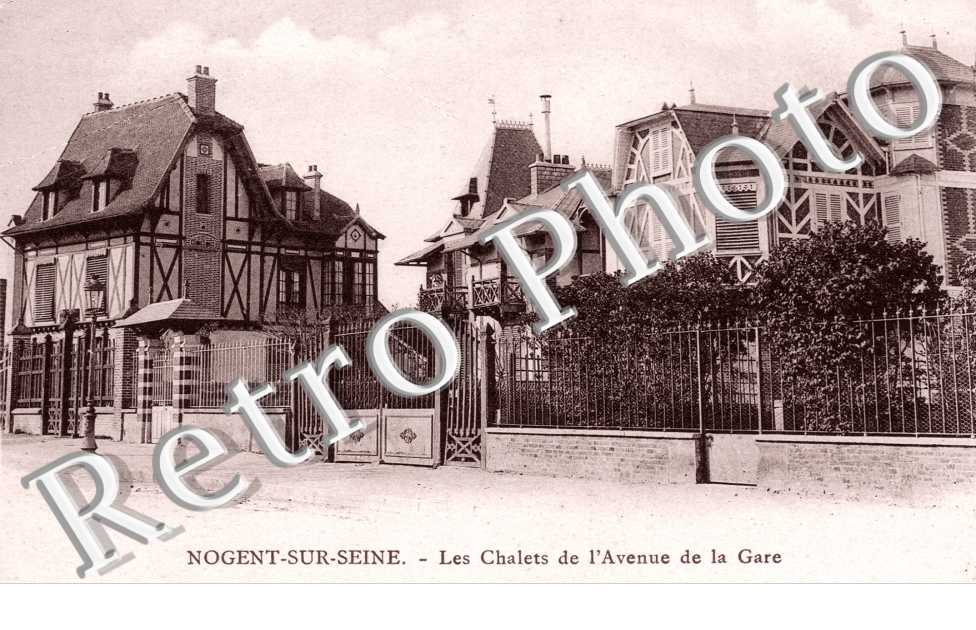 Nogent-sur-Seine, les Chalets de l'Avenue de la Gare