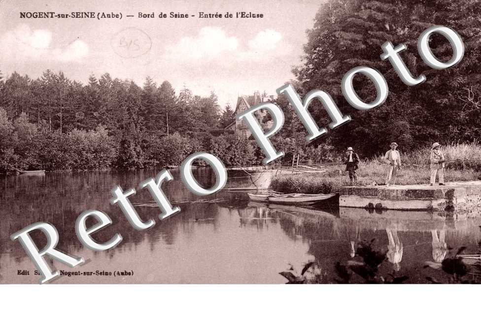 Nogent-sur-Seine, Bord de Seine, Entree de l'Ecluse