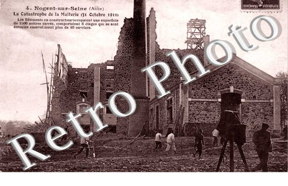 la catastrophe de la Malterie 31 octobre 1911