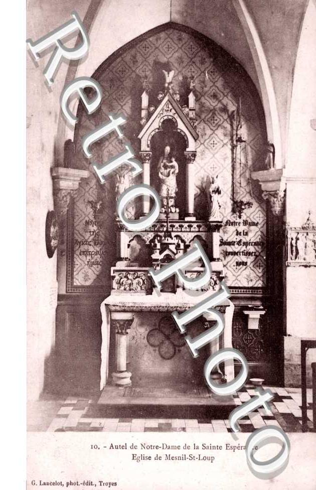 Autel de Notre Dame de la sainte Esperance