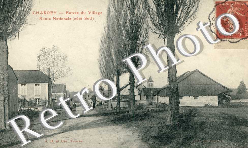 Charrey, Entree du Village, Route Nationale