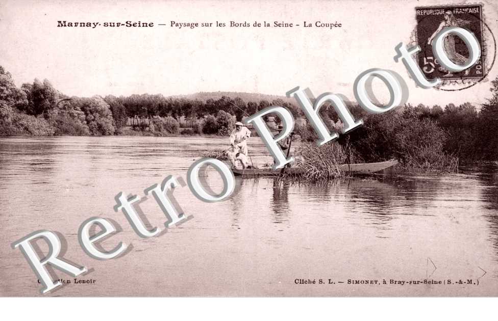 Paysage sur les bords de la Seine, la Coupee