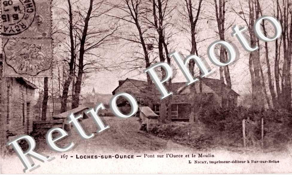 Pont sur l'Ource et le Moulin