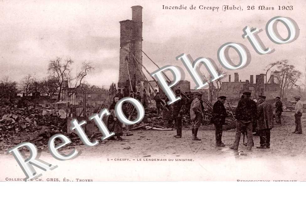 Incendie du 26 mars 1903, Lendemain du Sinistre