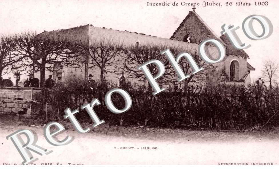Incendie de Crespy 26 mars 1903