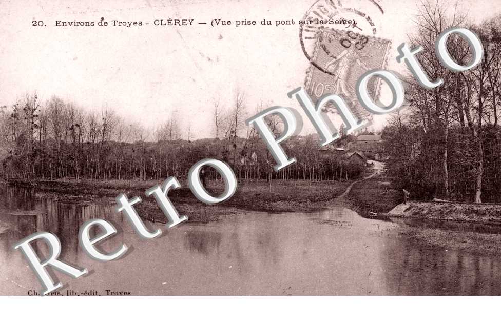 Vue prise du Pont sur la Seine