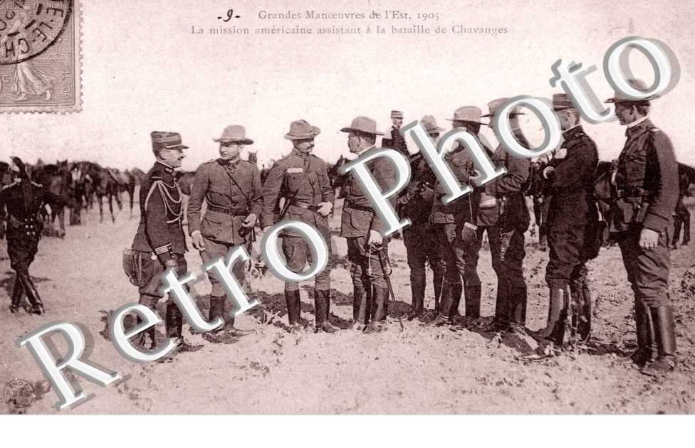 Manoeuvres de l'Est 1905, mission americaine