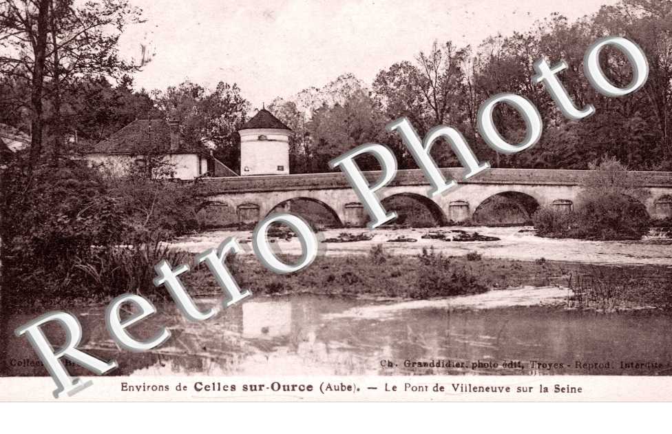 Pont de Villeneuve sur la Seine