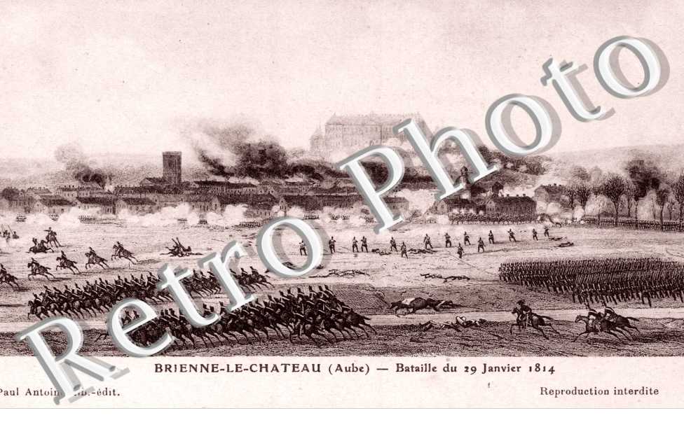 Bataille du 19 Janvier 1814 - Gravure