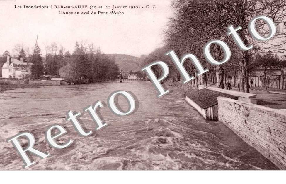 Les Inondations janvier 1910, l'Aube