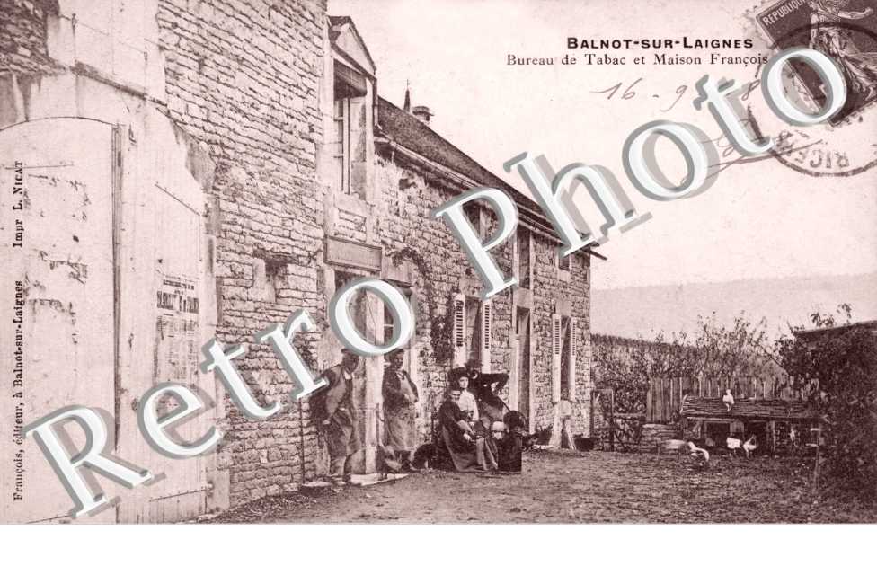 Bureau de tabac et maison Francois