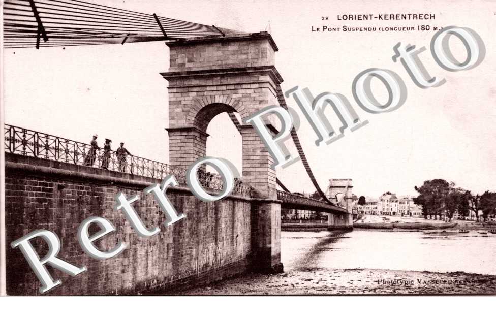 kerentrech - Le pont suspendu