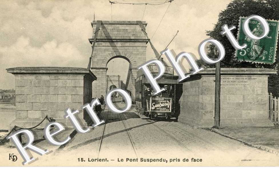 kerentrech - Le pont suspendu