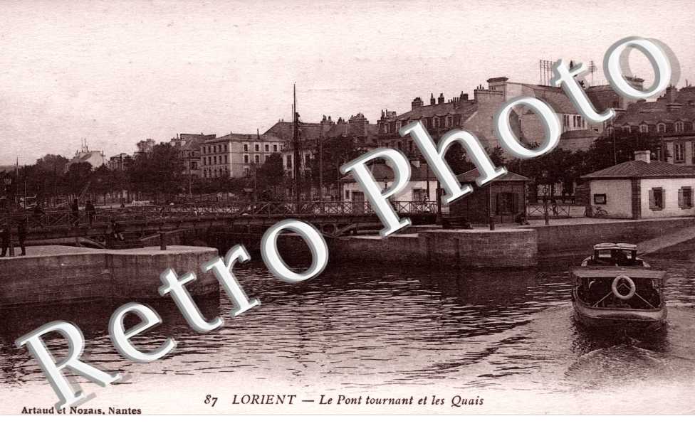 le pont tournant et les quais