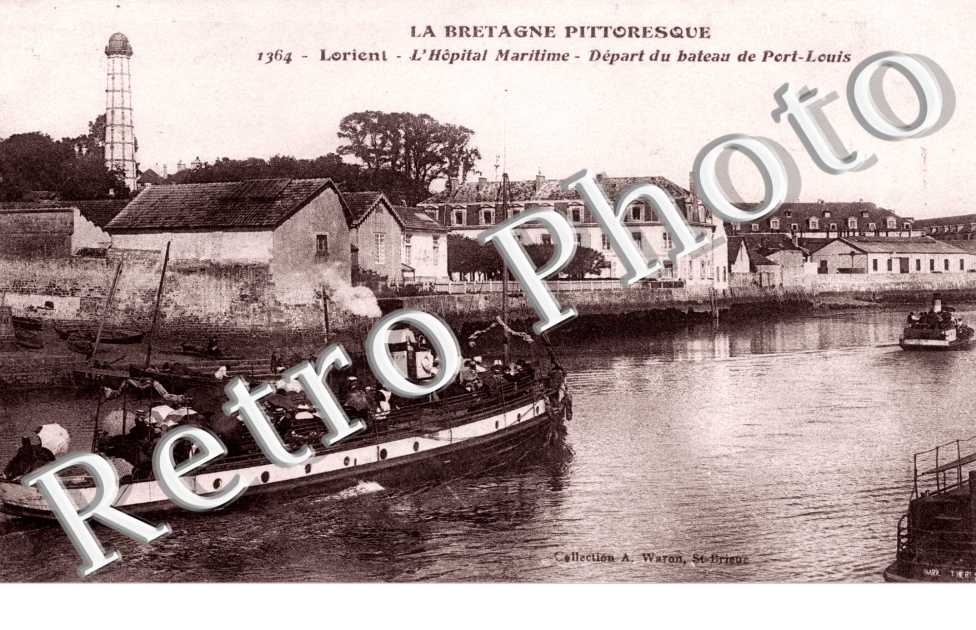 L'hopital maritime Depart du bateau de Port Louis
