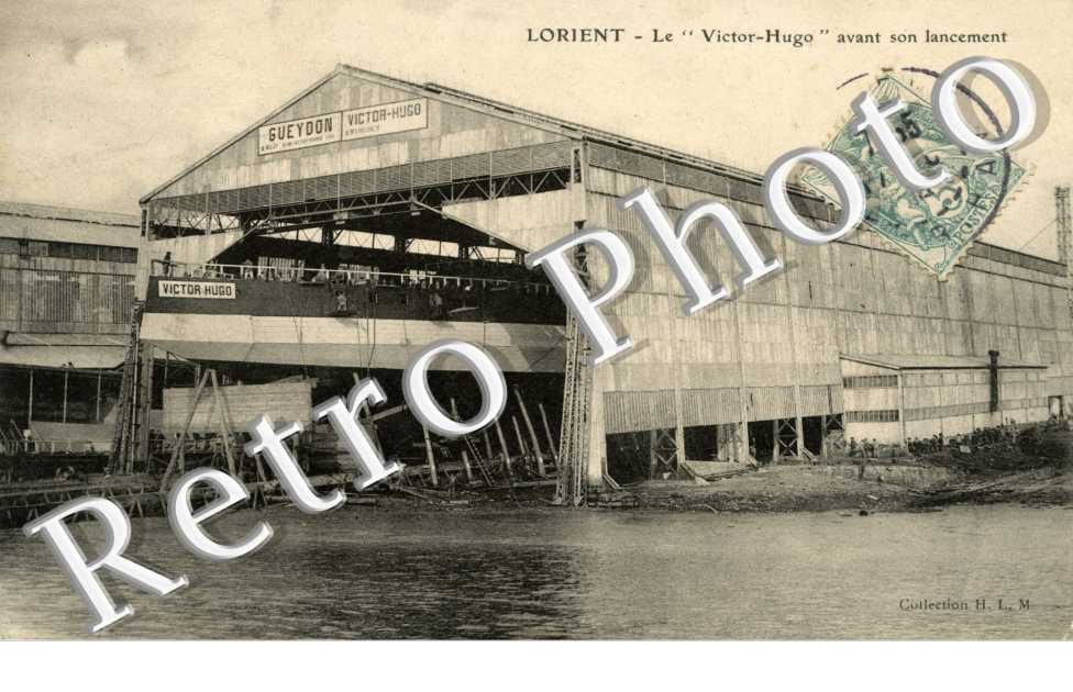 Le Victor Hugo avant son lancement