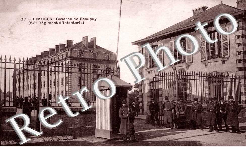 CASERNE DE BEAUPUY 63eme Regiment d'Infanterie
