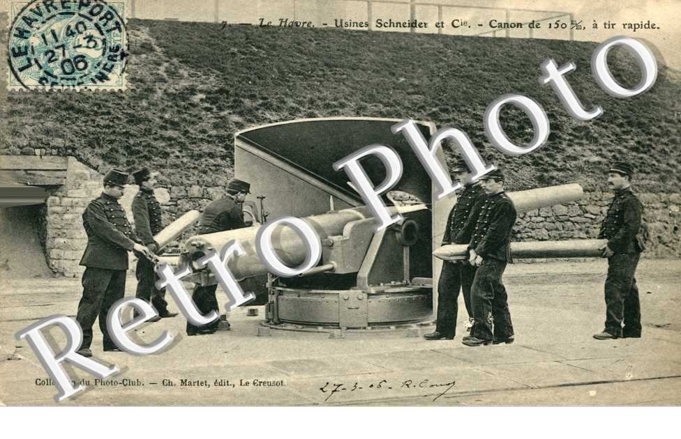 Usine Schneider et Cie - canon de 150 m