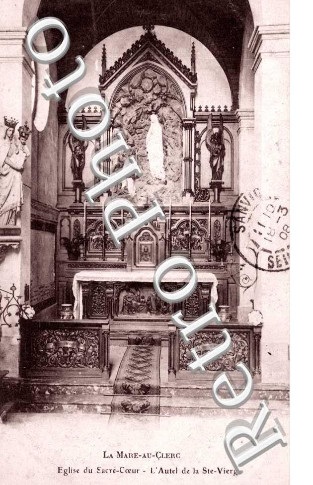 La Mare au Clerc, Eglise du Sacre Coeur, L'autel de la Sainte Vierge