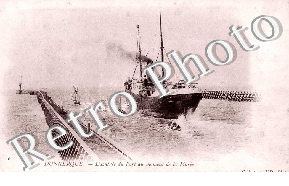 l'entree du port au moment de la maree