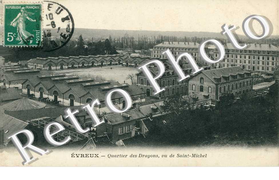 quartier des Dragons, vu de Saint Michel