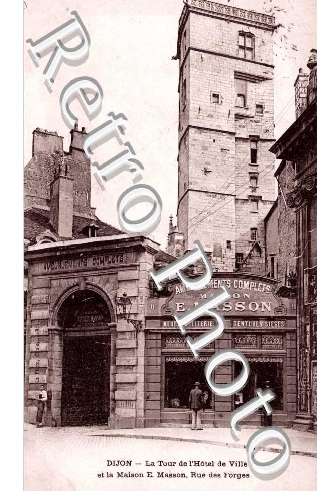 la Tour de l'Hotel de Ville et la Maison, Rue des Forges