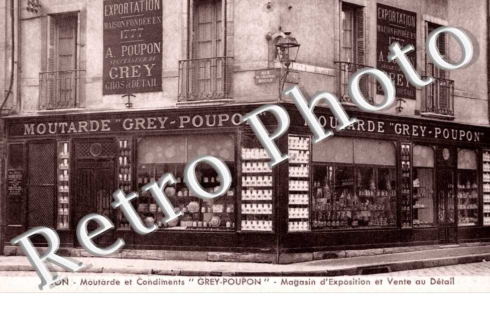 Moutarde et condiments "grey-Poupon" - magasin d'exposition et vente au detail