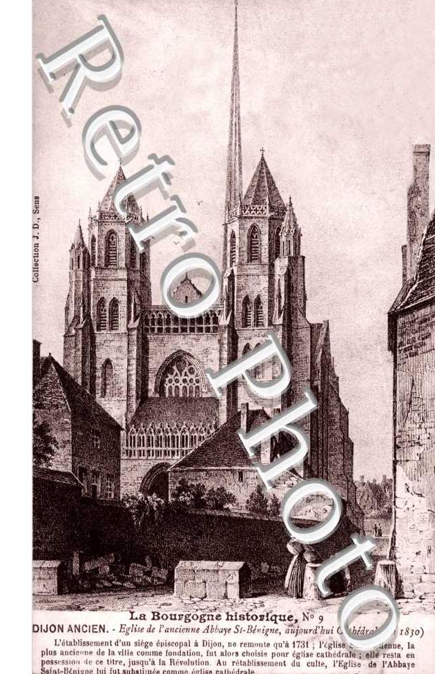 la Bourgogne Historique, Eglise de l'ancienne Abbaye Sainte-Benigne