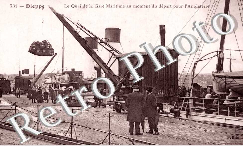 quai de la gare maritime depart pour l'angleterre