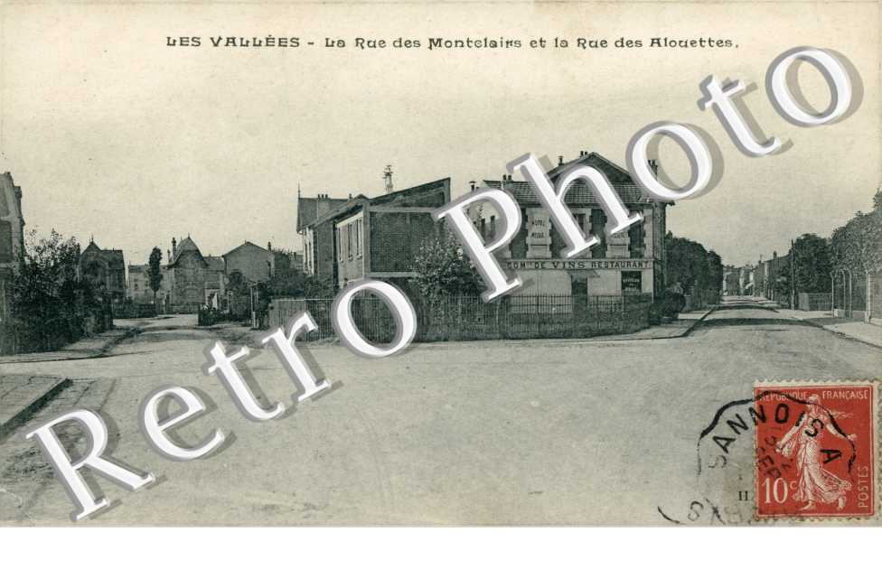La Rue des Montclairs et la Rue des Alouettes