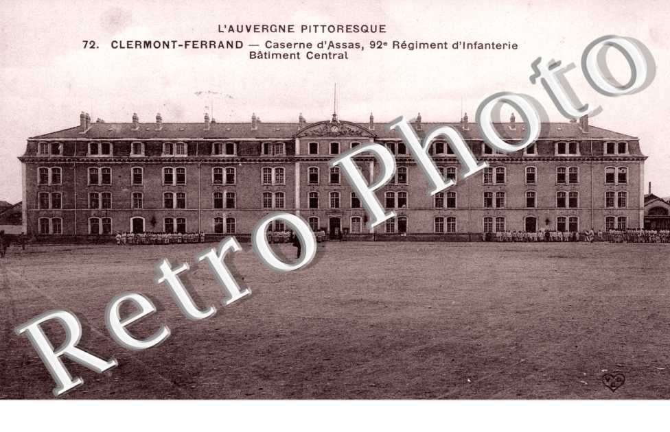 Caserne d'Assas - 92eme regiment d'infanterie