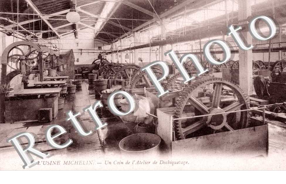 l'Usine Michelin, Un Coin de l'Atelier de Dechiquetage