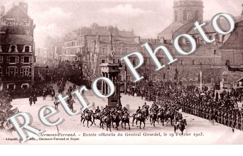 Entree officielle du General Girardel, 19 fevrier 1903