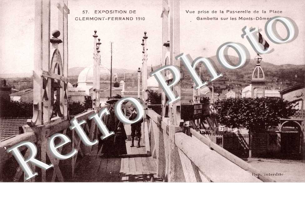 Exposition de 1910 - vue prise de la Passerelle