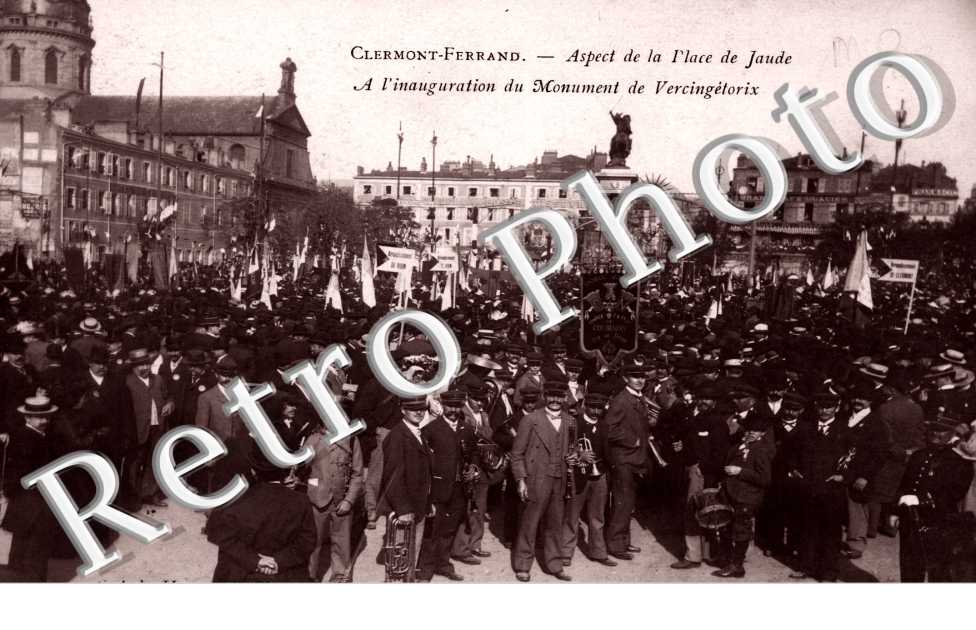 Place de Jaude, Inauguration du Monument Vercingetorix