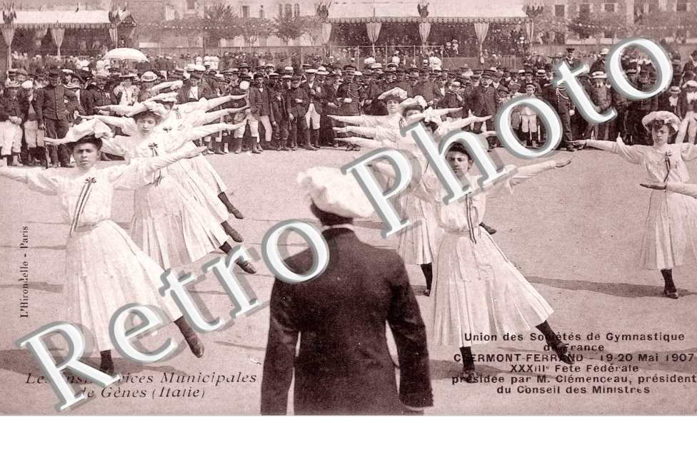 Union des Societes de Gymnastique - les institutrices municipales de Genes